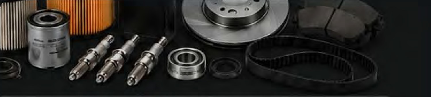 Filters, spark plugs, bearings, brake disc and timing belt